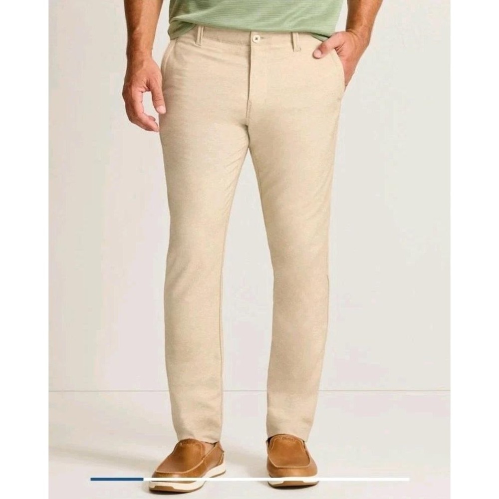 Tommy Bahama Mens On Par Island Zone Flat Front Pants Chino Pants 44x30